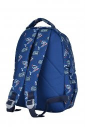 Elatae Çok Gözlü Su Geçirmez Nano Kumaş Köpek Balığı Desenli İlkokul Çantası L5124 thumbnail 5