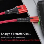 Essager 2.4A Mikro Usb Ledli Kablo 200Cm - 3