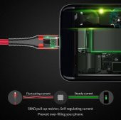 Essager 2.4A Mikro Usb Ledli Kablo 200Cm - 4