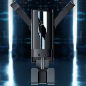 Usams US-ZJ058 Gerı Çekılebılır Gravıty Araç Tutucu 7.0 Inch K - 3