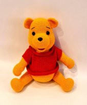 Winnie The Pooh Ayıcık Amigurumi Organik Oyuncak - 1
