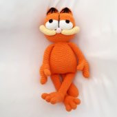 Garfield Amigurumi Organik Oyuncak - 2