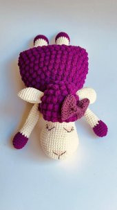 Sevimli Tonton Kuzucuk Amigurumi Organik Oyuncak - 2