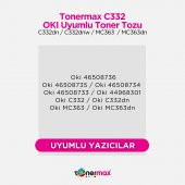 Oki 46508733 Sarı Toner Tozu / C332 / MC363 - 2