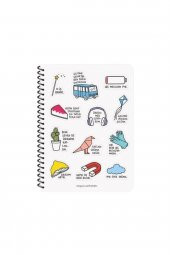 Hisli Şeyler 16.5x22.5 Kareli Defter - Hepsi De Beni Bulur - 3