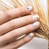 Papatya 50li Tırnak Dövmesi, Tırnak Tattoo, Nail Art, Tırnak Sticker - 1