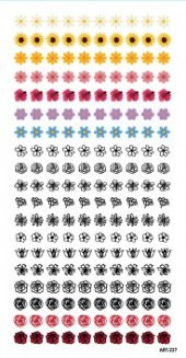 Papatya 50li Tırnak Dövmesi, Tırnak Tattoo, Nail Art, Tırnak Sticker - 2