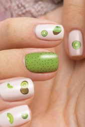 Kivi Tırnak Dövmesi, Tırnak Tattoo, Nail Art, Tırnak Sticker - 1