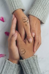 Konuşma Balonu Geçici Dövme,Geçici Tattoo ,Vücut Dövme,Kol Bilek Dövme,Boyun Dövme,Sırt Dövme - 1