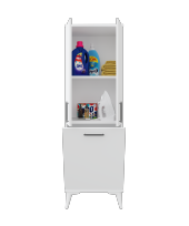 Merlin Mobilya OSKAR KİRLİ SEPETLİ BANYO DOLABI - 4