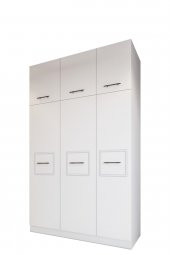 Merlin Mobilya ZARİF 6 Kapaklı 10 Bölmeli Çok Amaçlı Beyaz Dolap - 4