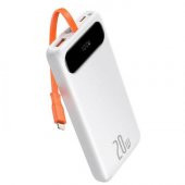 BASEUS Lightning Kablolu Dijital Göstergeli 20W 10000mAh Powerbank Taşınabilir Şarj Aleti - 1