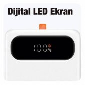 BASEUS Lightning Kablolu Dijital Göstergeli 20W 10000mAh Powerbank Taşınabilir Şarj Aleti - 7
