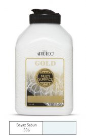 Artdeco Gold Multi Surface Akrilik Boya 500ml 336 Beyaz Sabun - 1