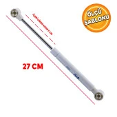 STD Dolap Amortisörü Gazlı Piston Kapak Hidroliği Beyaz (27 cm 100N) - 2