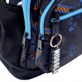 Muggle 4 Bölmeli Ot Game Over Siyah Okul Sırt Çantası (Mu-0389) thumbnail 3