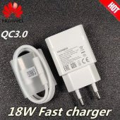 Orjinal Huawei Y7 5V 2A 18W Hızlı Şarj Cihazı ve Micro USB Data Kablosu - 3