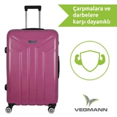 Vegmann Vela Violet 3'lü Valiz Seti - 7
