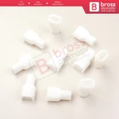 10 Adet Cam Kriko İndirme Kaldırma Mekanizma Kablo Ucu Halat Dübeli Tip BCP018 thumbnail 1