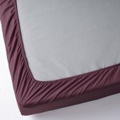 Tek Kişilik Lastikli Çarşaf Vişne Çürüğü-Bordo Renk MeridyenDukkan 90x200 Cm Pamuklu-Liyosel - 4