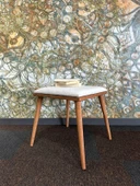 DTM HOME Kare Krem Tedy Puf - 3