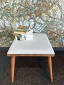 DTM HOME Kare Krem Tedy Puf - 5