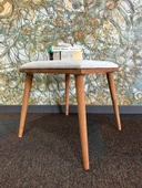 DTM HOME Kare Krem Tedy Puf - 2