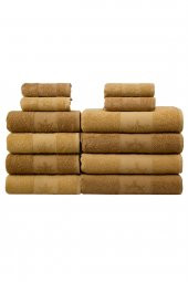 BANYO HAVLU SETI 12 Adet - 4 adet 30x50 cm , 4 adet 50 x 100 cm, 4 adet 70 x 140 cm - 1