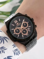 BLKT.X07 Ferro İç Fonksiyonları Aktif Chronograph 30 Mt Suya Dayanıklı Erkek Kol Saati - 1