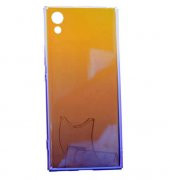 Sony Xperia XA1 Kılıf  Renkli Transparan Kapak - 2