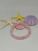 Pembe Kuvars Taşı Unisex Bileklik thumbnail 1