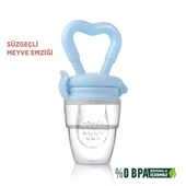 Püre Sebze Meyve Filesi Süzgeçli Meyve Emziği Silikon BPA İçermez - 2