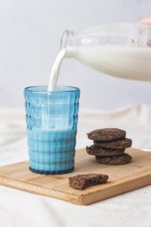 Cızırtı Akrilik Aquamarin Tekli Kısa Bardak & Su Meşrubat Kahve Yanı Bardağı 400 ml ( Cam Değildir ) - 3