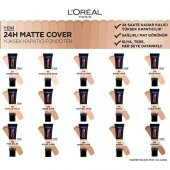 LOréal Paris Infaillible 24H Matte Cover Yüksek Kapatıcı Fondöten - 25 Rose Ivory - 5