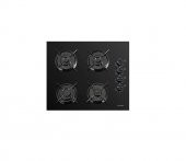Luxell Siyah 2li Set OC88 Ankastre Cam Ocak/ DA88 Davlumbaz Rotary Düğmeli - 3