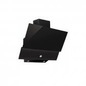 Luxell Siyah 2li Set OC88 Ankastre Cam Ocak/ DA88 Davlumbaz Rotary Düğmeli - 2