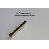 16 Pin 1Mm Adımlı Flex Soketi Flex Ffc Konnektörü 16-1-Dik - 2