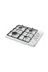 Luxell LX-420 F Beyaz Set Üstü Ocak - 1