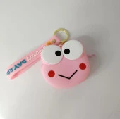 Anahtarlık Cüzdan Silikon Bozuk Para Cüzdan Kurbağa Çanta Araba Süsü Oyuncak - 3