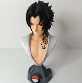 Anime Naruto Sasuke Uchiha Büst Eylem Karakter Figür Oyuncak Biblo 14 cm thumbnail 1