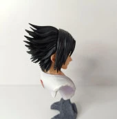 Anime Naruto Sasuke Uchiha Büst Eylem Karakter Figür Oyuncak Biblo 14 cm thumbnail 5