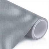 Hava Kanallı Gri Karbon Kaplama Folyosu 152 Cm X 20 Cm thumbnail 1