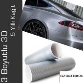 Hava Kanallı Gri Karbon Kaplama Folyosu 152 Cm X 20 Cm thumbnail 2