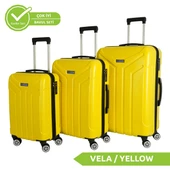 Vegmann Vela Sarı 3 lü Valiz Seti - 3