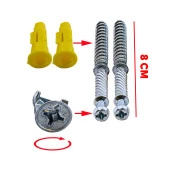 Mi-Fiks Kolay Montaj Gizli Raf Tutucu Taşıyıcı Set 8 cm - 2