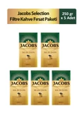 Jacobs Selection Filtre Kahve Fırsat Paketi 250 gr x 5 Adet thumbnail 1