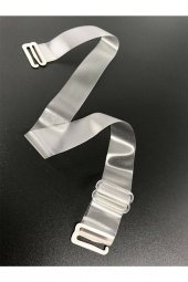 Kadın Şeffaf Sütyen Askısı Metal Uçlu Dayanıklı Askı - 2