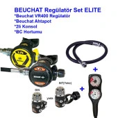 BEUCHAT Regülatör Set ELITE VR400 DIN, Ahtapot, Konsol, BC Hortumu ve Çanta dahil - 2