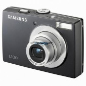 Samsung L100 dijital kompakt fotoğraf makinesi siyah - 1