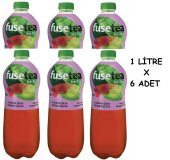 Fuse Tea Kavun Ve Çilek Aromalı İçecek Soğuk Çay 1 Litre X 6 Adet - 1